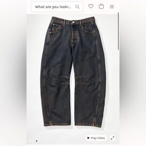 We The Free Good Luck Mid-Rise Barrel Jeans